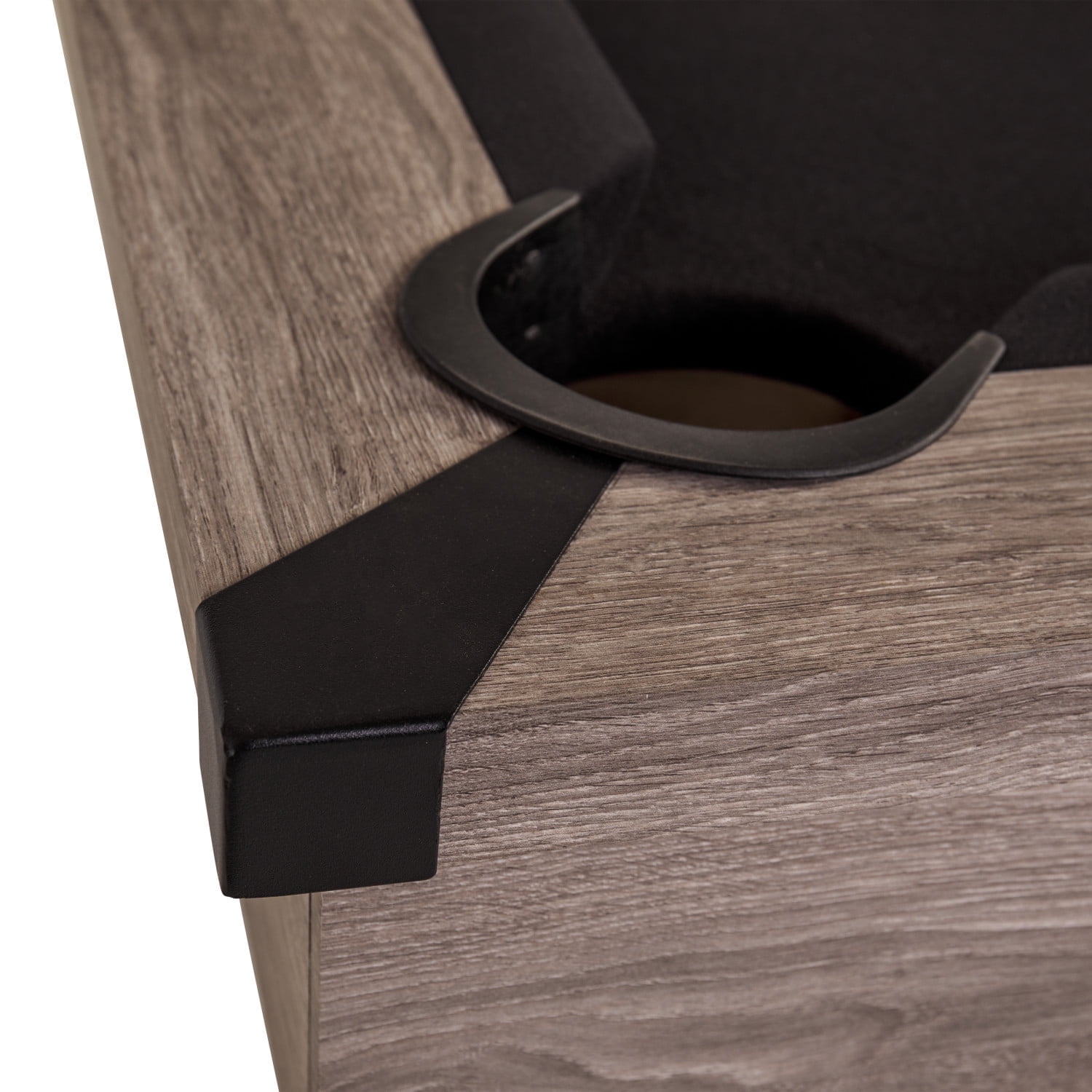 American Legend Kirkwood 90 Billiard Table with Rustic Finish, K-Shaped Legs and Black Cloth