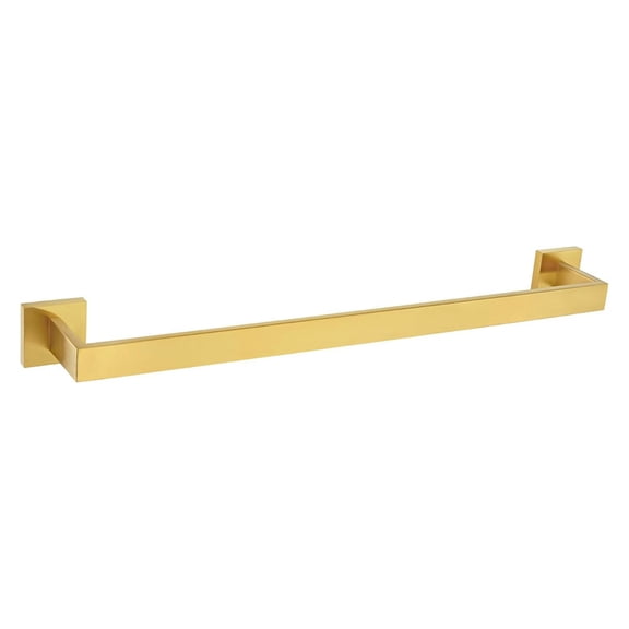24 in. Wall Mounted Bathroom Towel Bar Bath Towel Rack Bath Holder Hanger in Brushed Gold