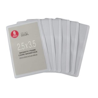 Magnetic Photo Booth Frames - 50 Pack, 2x6 Inch, For Displaying Photo Strips On Fridge Or Locker