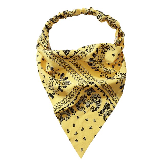 1 pieza de pañuelos de pelo de gasa con estampado Floral para el pelo, diadema elástica Wmkox8yii fajkfhkj3875