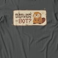 thumbnail image 3 of Disney Pixar Hoppers Beaver Or Bot Plaquard Men's T Shirt (Charcoal, S-3XL), 3 of 4