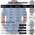 thumbnail image 3 of JoveMarine Mens Short Sleeve Button Down Shirts Breathable Fabric Casual Everyday Comfort Top,Dark Blue L, 3 of 8