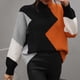 thumbnail image 5 of Suéteres Para Mujer Suéteres de Otoño Mangas Largas de Moda Cuello Redondo Color A Juego Tops Sueltos Blusa Suéter de Punto Odeerbi  ODB132214, 5 of 6