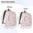 thumbnail image 2 of Easygdp Poodle In Ballet Skirts Dancing Mochila de Lona Resistente para Laptop, Compatible con Laptops de 15 a 17 pulgadas, Ideal para Escuela, Trabajo y Viajes-Medium, 2 of 5