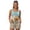 Brown and Blue-Starfish Shell, variant on DISNIMO Starfish Shell Printed Womens Tankini Swimsuits Two Piece Bathing Suits Tummy Control Swimwear Breathable Swim Tank Top with Shorts, S