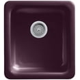 thumbnail image 4 of Kohler 6584-58 17 in. Top Undermount Single Bowl Bar Sink - Thunder Gray, 4 of 7