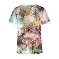 thumbnail image 4 of Patlollav Womens Summer Tops Blouse Tees Casual V-Neck Short Sleeve T-Shirts, 4 of 6