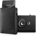 thumbnail image 1 of LORZOR Airtag Wallet, Minimalist Wallet with Airtag Holder, Airtag Wallet for Men, Smart Wallet for Apple Airtag, RFID Blocking, Carbon Fiber Pop up Wallet Gift for Men, 1 of 8