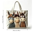 thumbnail image 3 of Arrival Digital Print Handbag / Stylish Quilted Tote Bag, 3 of 6