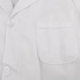 thumbnail image 3 of Bata de laboratorio blanca de manga corta para hombre, uniforme de médico/enfermera, talla XXL, 3 of 9