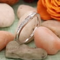 thumbnail image 4 of 0.23 Carat (ctw) 14k White Gold Princess Diamond Ladies Anniversary Wedding Band Guard Ring, 4 of 4