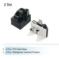 thumbnail image 3 of Uxcell Refrigerators PTC Starter Relay 1 Pin 4.7 Ohm Overload Protector 1/2HP for Fridges Beverage Freezer 2 Set, 3 of 6