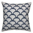 thumbnail image 2 of Creative Products Navy Scallops 20 x 20 Indoor / Outdoor Pillow, 2 of 3