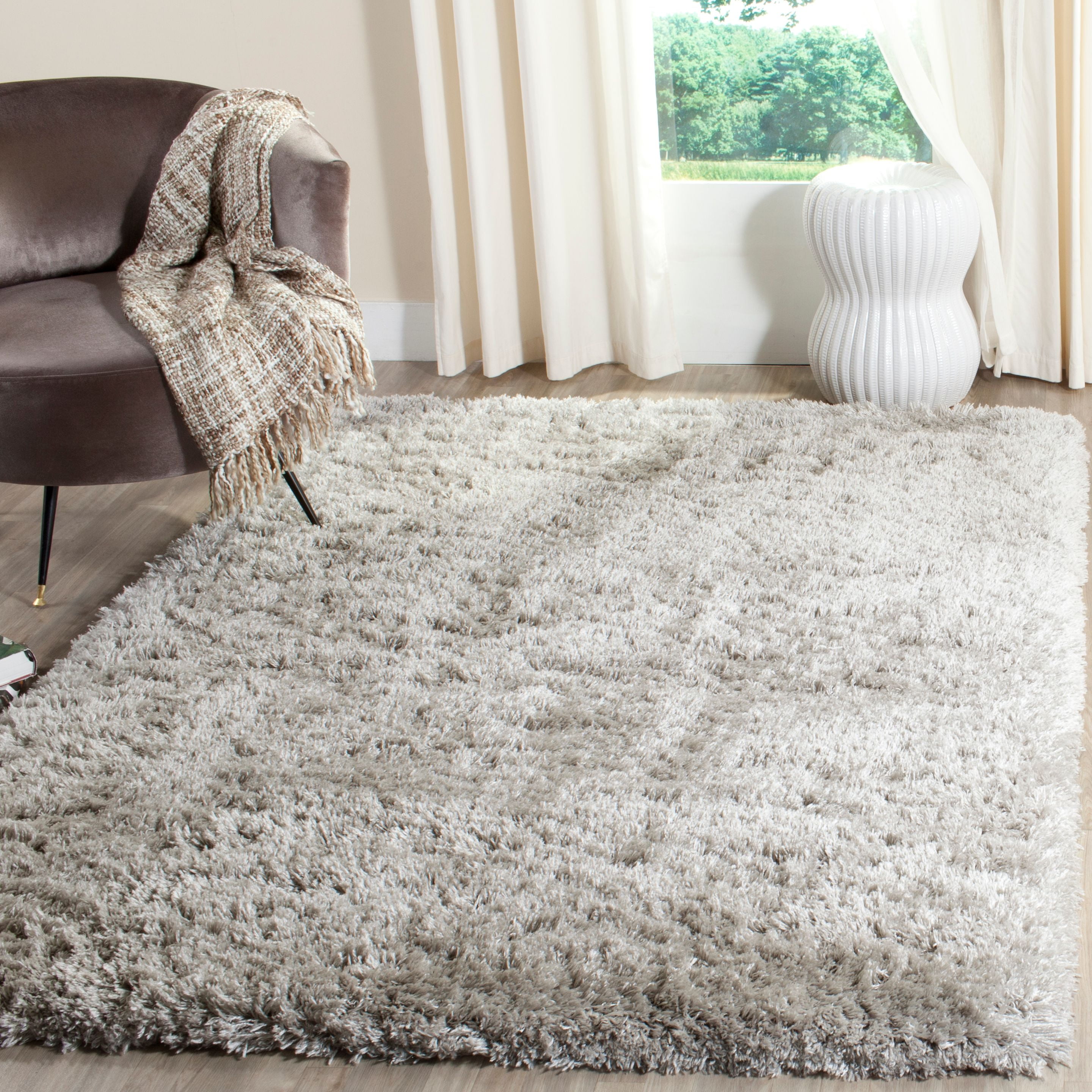 Safavieh Polar Abbot Solid Extreme Plush Shag Area Rug or Runner