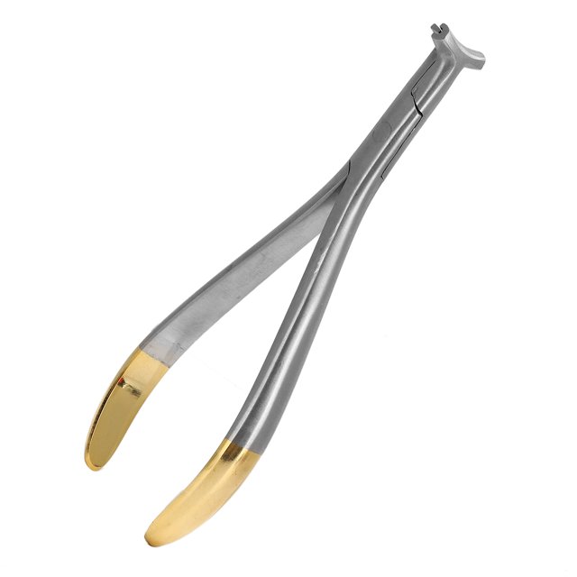 Alicates de ortodoncia dentales de acero inoxidable con mango antideslizante, herramienta para dentistas (Pince à plier en bout)