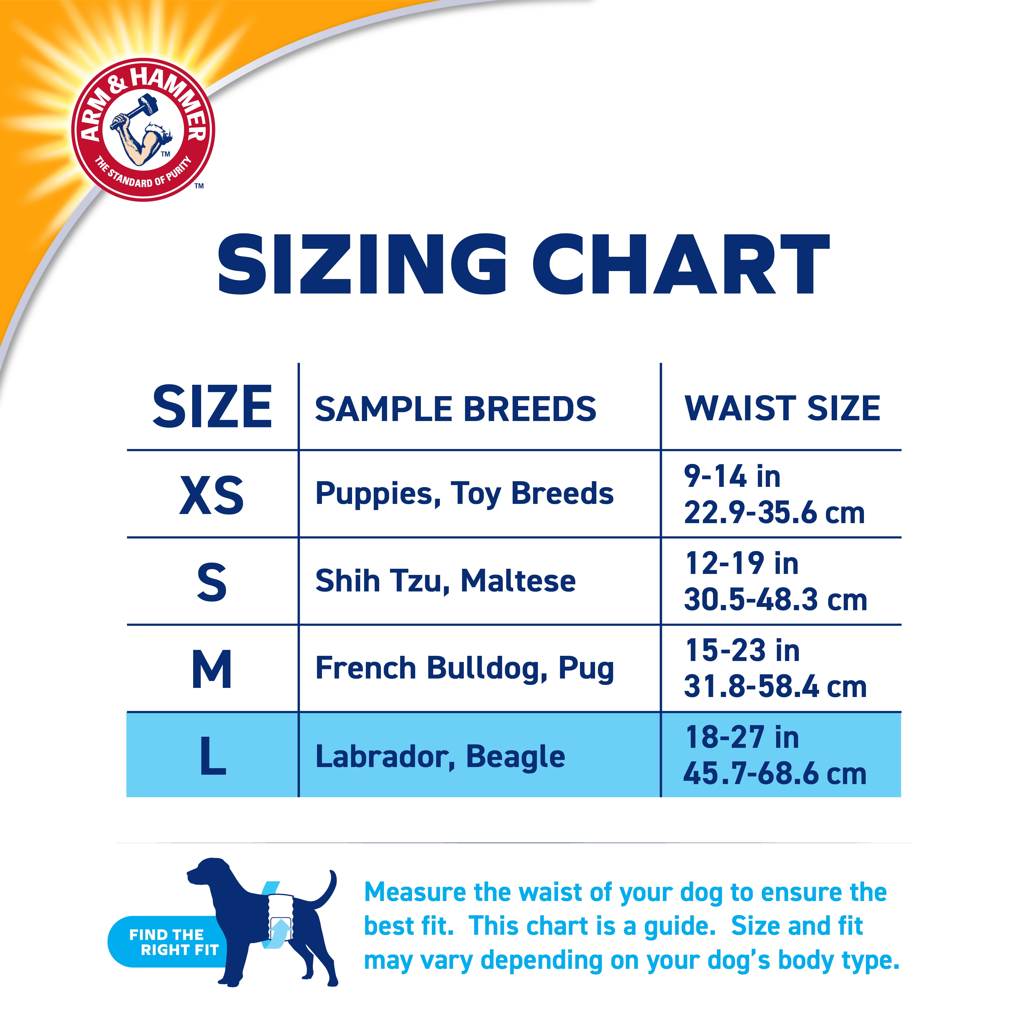 Arm & Hammer Male Dog Wraps, Size Large, 12 Count | Ultra-Absorbent with Leak-Proof Protection