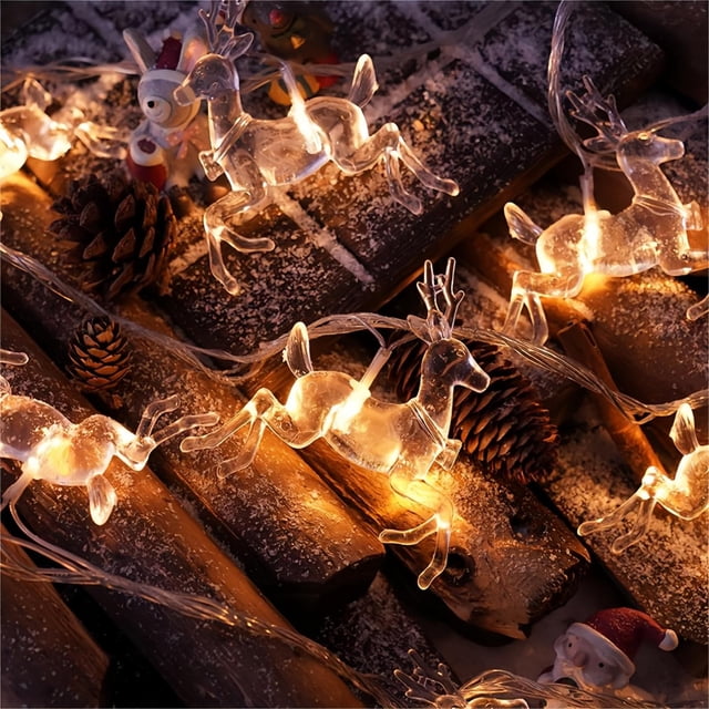 LSLJS Christmas String Lights Christmas Decorations LED Lights String Decorations Shop Window Hanging Decorations Christmas Tree Decorations Creativeness Gifts, Gift for Women/Men