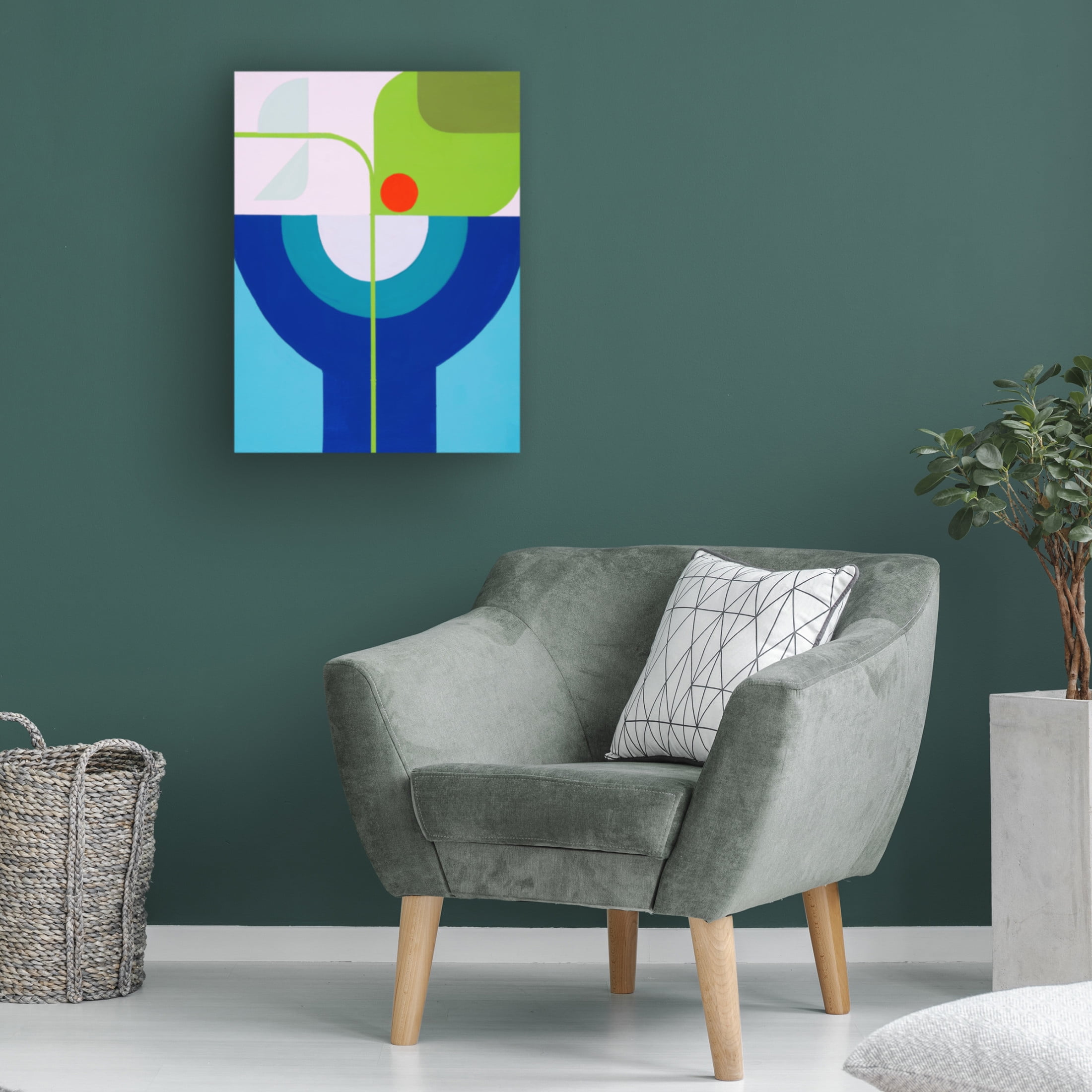 Canvas Wall Art - Marion Griese 'Running Toward The Sun 4' Wall Art for Living Room, Bedroom, or Office Décor by Trademark Fine Art - 14 x 19 Inches
