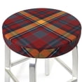 thumbnail image 3 of Disketp Buffalo Check Plaid Funda Redonda para Taburete, Funda de Cojín para Silla de Bar Suave y Elástica-14 inch, 3 of 7