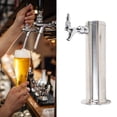 thumbnail image 1 of Draft Single Tap Stainless Steel Draft Beer Tower 3 Inch Column Draft Beer Tower Dispenser Kit for Parties Pubs Restaurants, 1 of 7