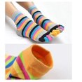thumbnail image 3 of Women Toe Socks 5 Finger Cotton Wicking Athletic 6 Pack, 3 of 4