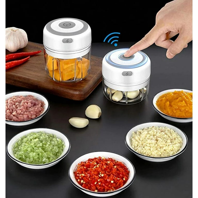 Fruit Vegetable Tools Garlic Chopper Masher Wireless Electric Mincer USB  Charging Chili Meat Grinder Vegetable Tools Kitchen Gadget 230511 From  Kong08, $12.65