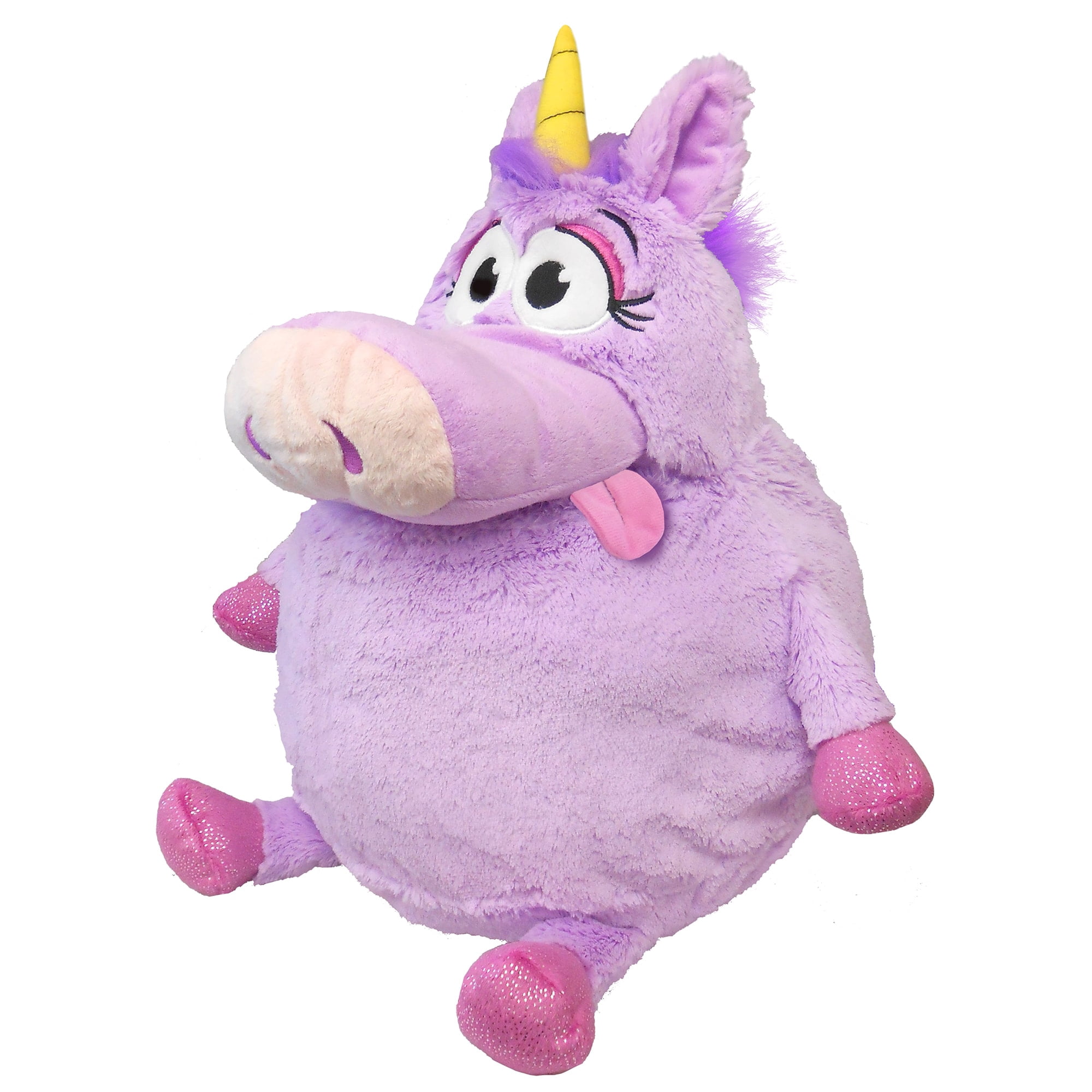 Tummy Stuffers: Unicorn - Purple - Storage Plush, Holds Items-Blankets-Toys Inside, Stuff-Store-Play, Kids Soft Magical Character Companion, Huggable
