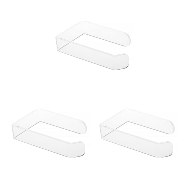 Advancent Soporte de papel, estante autoadhesivo para baño montado en la pared, colgador sin perforaciones con pegatinas, suministros para rollos de papel Type1 NO1 Advancent CBP214627