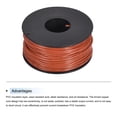 thumbnail image 3 of Uxcell 22AWG Stranded Wire Hookup 30M/100ft Orange, Electrical Wire UL1007 Spool, 3 of 6