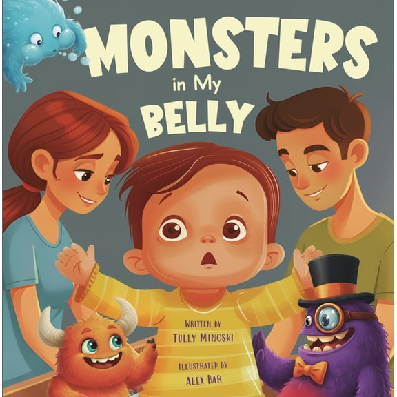 Monsters in My Belly, (Board Book)