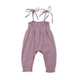 thumbnail image 1 of Mialoley Girls Sleeveless Rompers, Long Pants Jumpsuit, Overall Outfits Clothes, 1 of 6