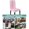 thumbnail image 5 of Stretch Chair Covers Set of 4, Pink Oil Painting Abstract Universal Fit Elastic Decorative Dining Chairs Slipcovers for Wedding, Banquet, Romantic Art, 5 of 6