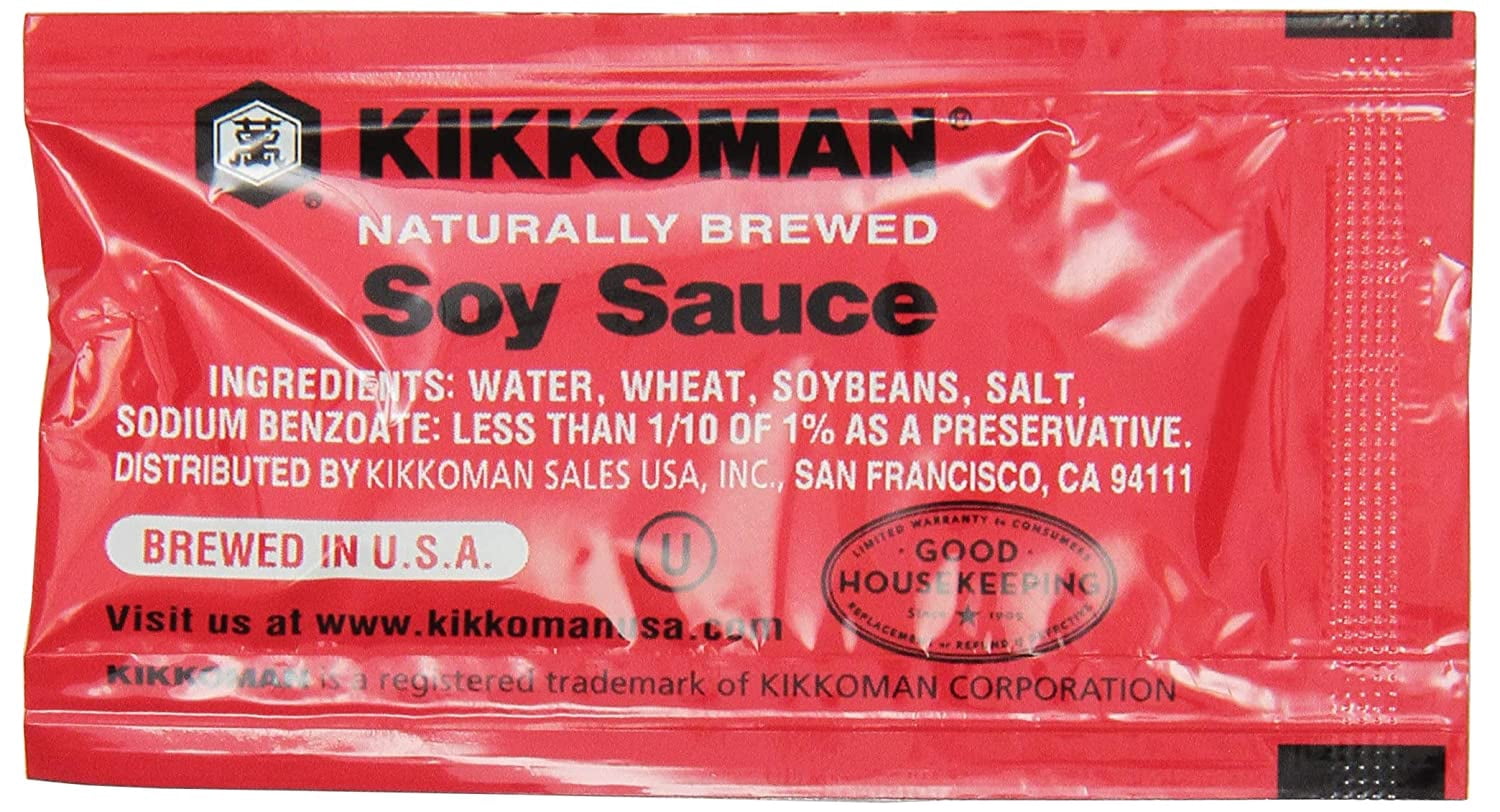 Kikkoman Soy Sauce Packets, 500-count