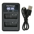 thumbnail image 2 of Dual Camera Battery Charging Station,USB Camera Battery Charger Dual USB Battery Charger Battery Charger Maximized Efficiency, 2 of 12