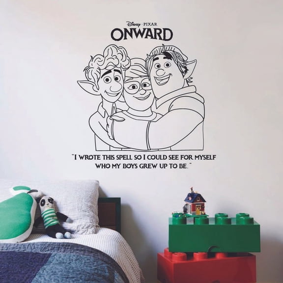 Spell Lauren Ian Barley Quote Onward Movie Disney Cartoon Wall Sticker Art Decal for Girls Boys Room Bedroom Nursery Kindergarten Fun Home Decor Stickers Wall Art Vinyl Decoration Size (30x30 inch)