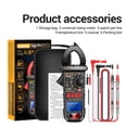 thumbnail image 4 of Clamp Meter,Tester Rms Clamp Meter 4000 600a Hz Temperature Clamp Tool Resistance Clamp Meter Voltmeter Tester Rms Ammeter Voltmeter Tester Resistance Diode Hz Huiop Meter Siuke Pn128, 4 of 7