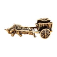 thumbnail image 2 of Fancyes 4xSmall Pulling Wealth Cart Statue for Car Interior Decor Accessory, 2 of 8