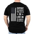 thumbnail image 2 of FLAGWIX Patriotic American Gifts - Support The Country You Live In, 4th Of July Gifts - Mens Shirts, 2 of 6
