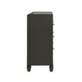 thumbnail image 3 of Benjara BM316125 65 in. Ren 6 Glitter Front Storage Drawers Black & Silver Chrome Wide Dresser, 3 of 6