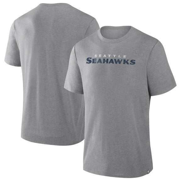Men's Fanatics Heather Gray Seattle Seahawks Pass Rush Tri-Blend T-Shirt