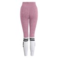 thumbnail image 4 of Akiihool Plus Size Yoga Pants Yoga Pants for Women with Pockets High Waisted Workout Pants Tummy Control Bootleg Work Pants for Women (Pink,L), 4 of 7