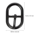 thumbnail image 3 of 4 Pcs Boucles de Réglage de Sangle de Sac Boucles de Ceinture Boucles à Goupille à Rouleau Boucles DIY, 3 of 8