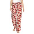 thumbnail image 2 of Goofa Tomatoes Printed Soft Pajama Pants for Women, Wide Leg Comfy Casual Lounge Yoga Pants-Medium, 2 of 9