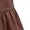 Brown-w, variant on RFQWOVSR Women High Waist A-Line Midi Skirt Solid Color Elegant Basic Pull On Elastic Waist Lightweight Summer Casual L