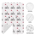 thumbnail image 4 of Car Seat Cover Baby - Bike Pattern heart Breathable Infant Car Seat Cover for Baby Carseat, Lightweight Comfort Baby Essentials Must Haves Newborn Stuff for Girl Boy, 4 of 7