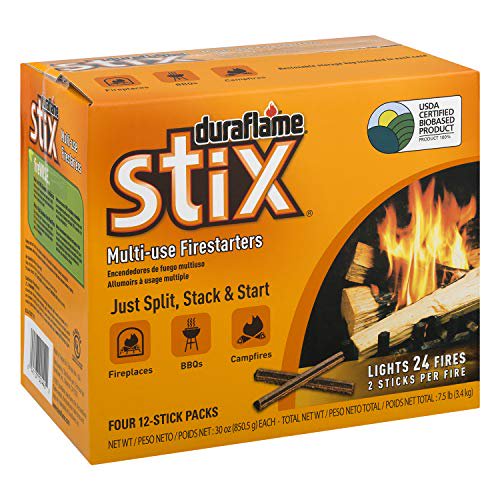 duraflame Stix Multi-Use Firelighters, 4 -12 packs - Walmart.com