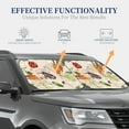thumbnail image 4 of Gaeub Cute Vegetables Foldable Auto Sun Blocker Visor, Sunshade for Car Front Window, Keeps Your Vehicle Cool - Large, 4 of 7