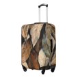 thumbnail image 3 of Multi-Size Suitcase Protective Cover Full Range Double Stitching Invisible Zipper For Travel Business Abstract Leaves (2) Large, 3 of 8