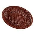 thumbnail image 6 of FRCOLOR Simulation Rattan Snack Dish Footed Dried Fruit Plate Snack Plate for Restaurant Home, 6 of 8