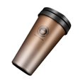 thumbnail image 2 of Toystoory Tazas de café aisladas de acero inoxidable, reutilizables y duraderas, de gran capacidad a prueba de fugas, calientes y frías Mostrada Oro, 2 of 6